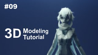 [Part 9/ 40] Anime Character 3D Modeling Tutorial II - Mouth and Head