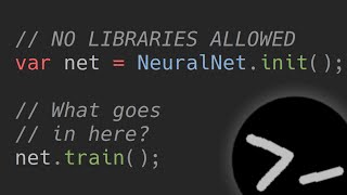 Training a simple neural network from scratch