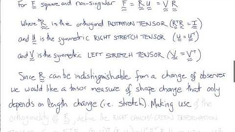 BENG 110: The Polar Decomposition Theorem