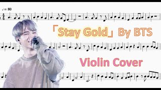 BTS 「Stay Gold」ヴァイオリン楽譜