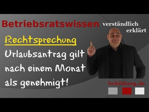 Video: So Schreiben Sie Auf Eigene Kosten Den Richtigen Urlaubsantrag