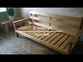 DIY Simple Wooden Indoor Sofa | How to Build  / Evde Ahşaptan Koltuk Nasıl Yapılır