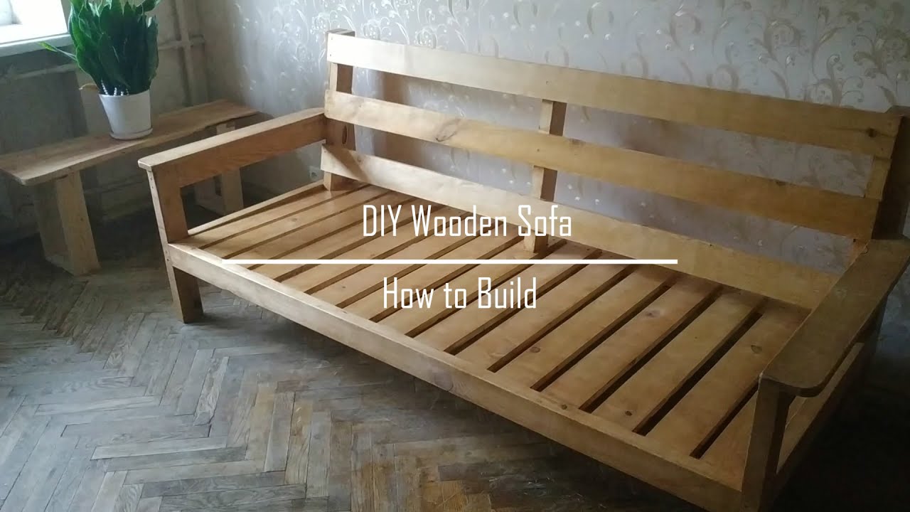 DIY Simple Wooden Indoor Sofa How to Build / Evde Ahşaptan Koltuk