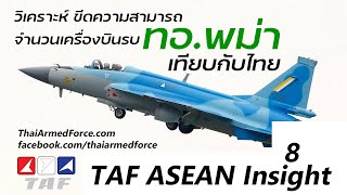 TAF ASEAN Insight #8 - วิเคราะห์กองทัพอากาศพม่า ขีดความสามารถ/กำลังรบ เทียบกับไทย