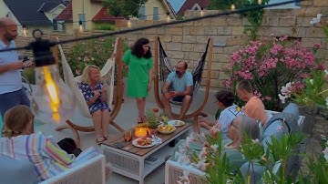 Hanging Chair with Stand UDINE – Enjoy Summer Together ☀️