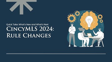 CincyMLS Quick Take: CincyMLS Rule Changes