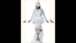 GMI Women Church Suit 401702-White
