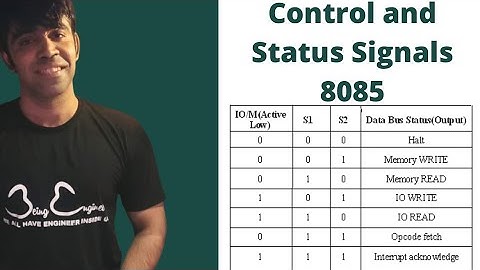 Control and Status Signal 8085