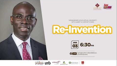 Albert Ocran shares on REINVENTION - The future of work and how to stand out in a digitized era.