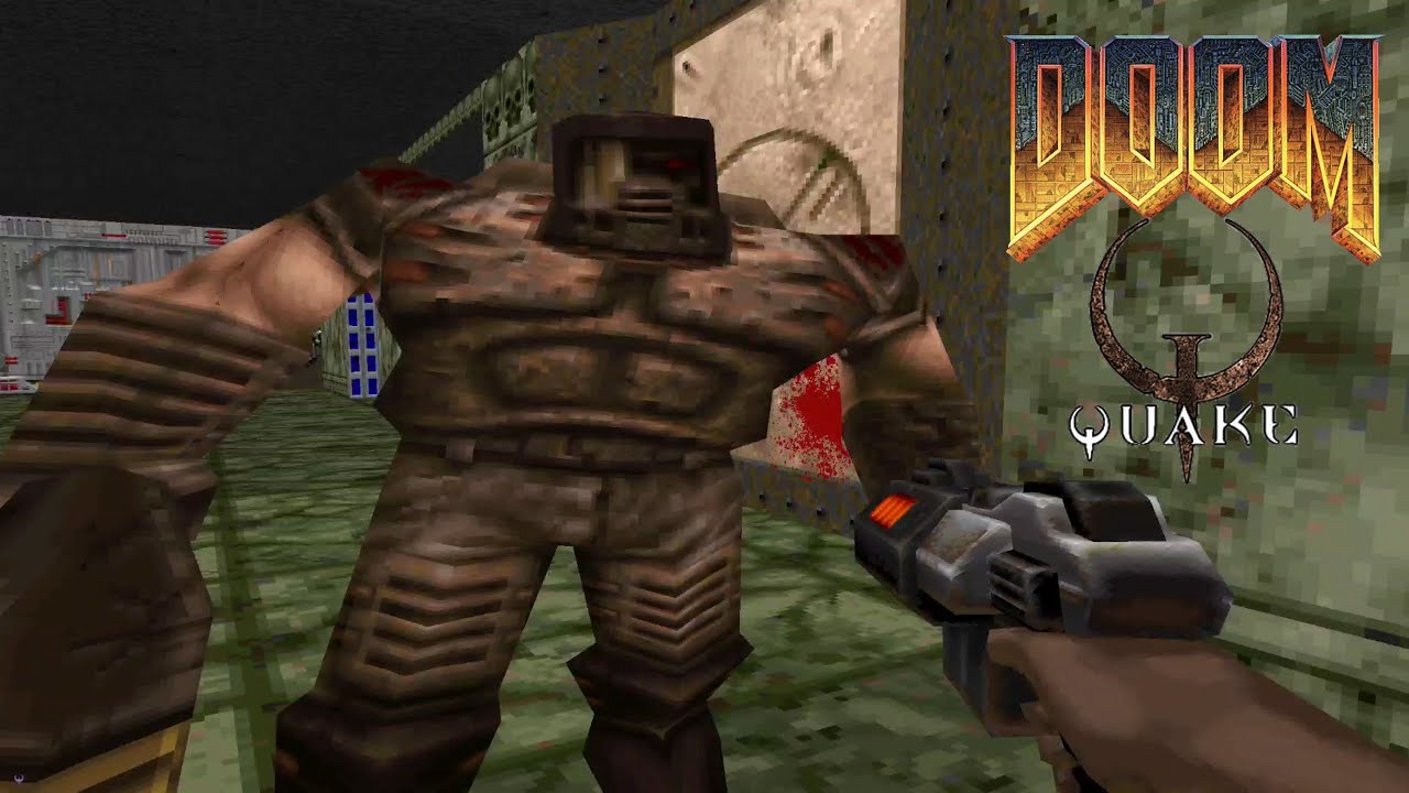 Doom 1 Quake Edition Level 1 Containment Area (Gameplay Android)
