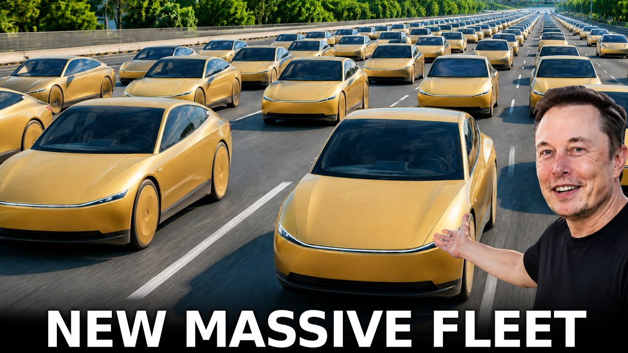 Tesla Cybercab Robotaxi Gets Major Upgrade! Huge Fleet on the Way! – Video