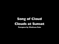 Song of cloudclouds at sunset