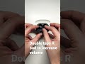 Tap gesture for Volume control