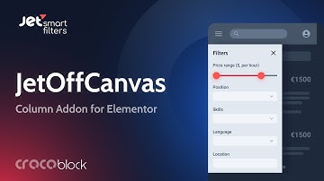 How to Create Responsive Filters with the Jet Offcanvas Column Addon