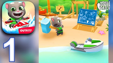 TALKING TOM JETSKI 2 Gameplay Part 1 - Tom