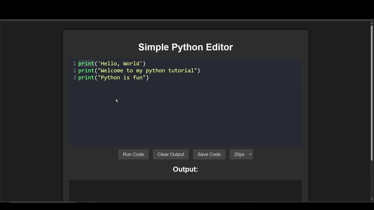Python for Beginners: Your First Program Using Python - YouTube