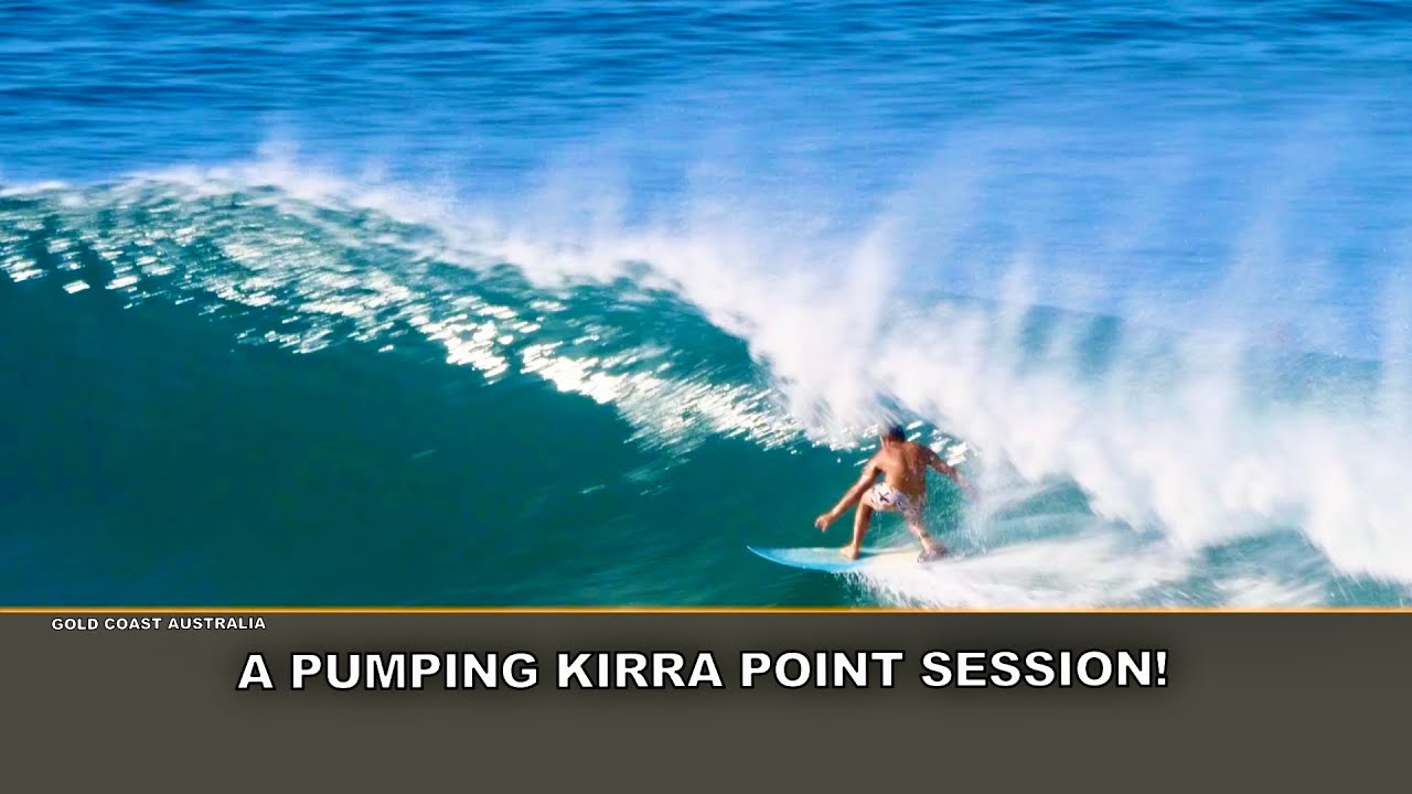 Surfing. Mick Fanning & Co Score A Pumping Kirra Late Arvo Session!