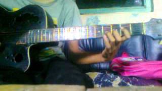 Video thumbnail of "kertas tisu langit membiru (gitar cover)"