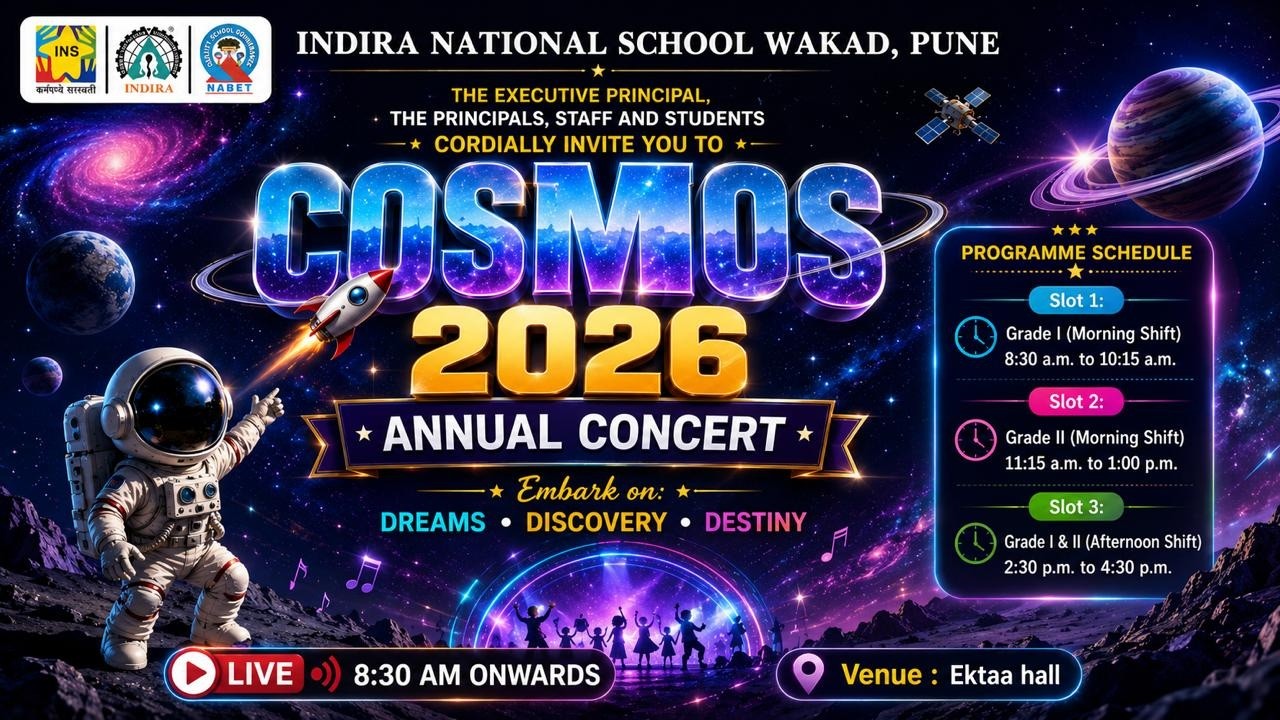'COSMOS' Annual Concert - Indira National School, Pune