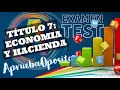 Titulo 7 de la constitucion española Economía y Hacienda Test Normativa Estatal