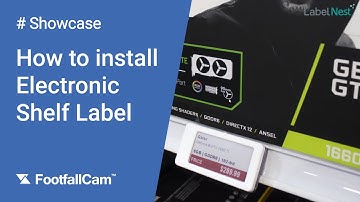 How to install Electronic Shelf Label (ESL) - LabelNest
