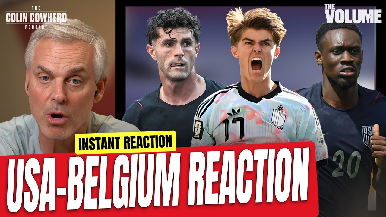 World Cup Reaction: USA "OUTCLASSED" by Belgium, Pulisic & Freese Disappoint | Colin Cowherd Soccer