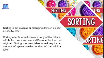 HSC | XI-XII | ICT | Database | Indexing and Sorting