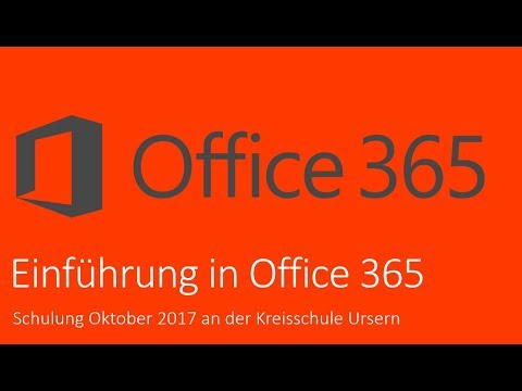 Office 365 Education in der Schule - Eine kurze Einführung
