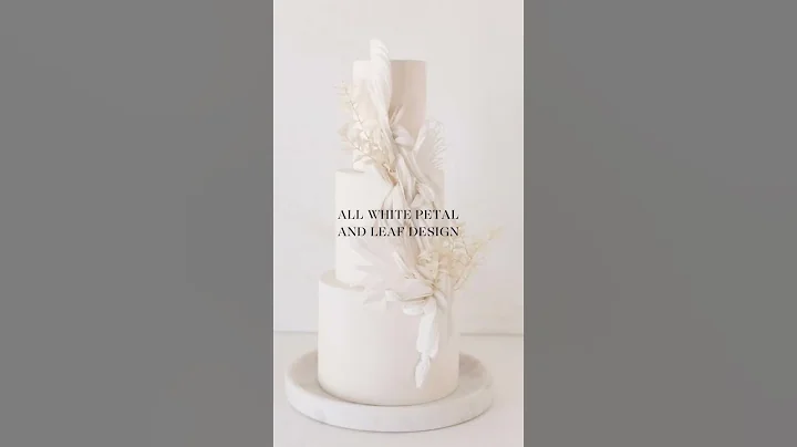 Modern wedding cake inspiration 🤍🕊️ | Luxury Wedding Planning Tips by The Curated Wedding