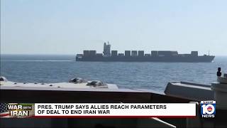 US to halt strikes after Mideast allies reach outlines of deal to end Iran war, Trump says