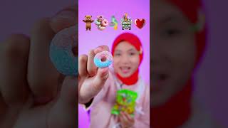 Eat Yupi According to Emoji🐻 #asmr #mukbang #eataccordingtoemoji #gummy #candy