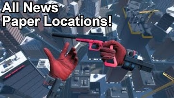 Where To Find EVERY Newspaper in Battle Glide VR Tutorial Map!