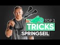 TOP 3 Springseil TRICKS für Anfänger (Anleitung zum lernen)