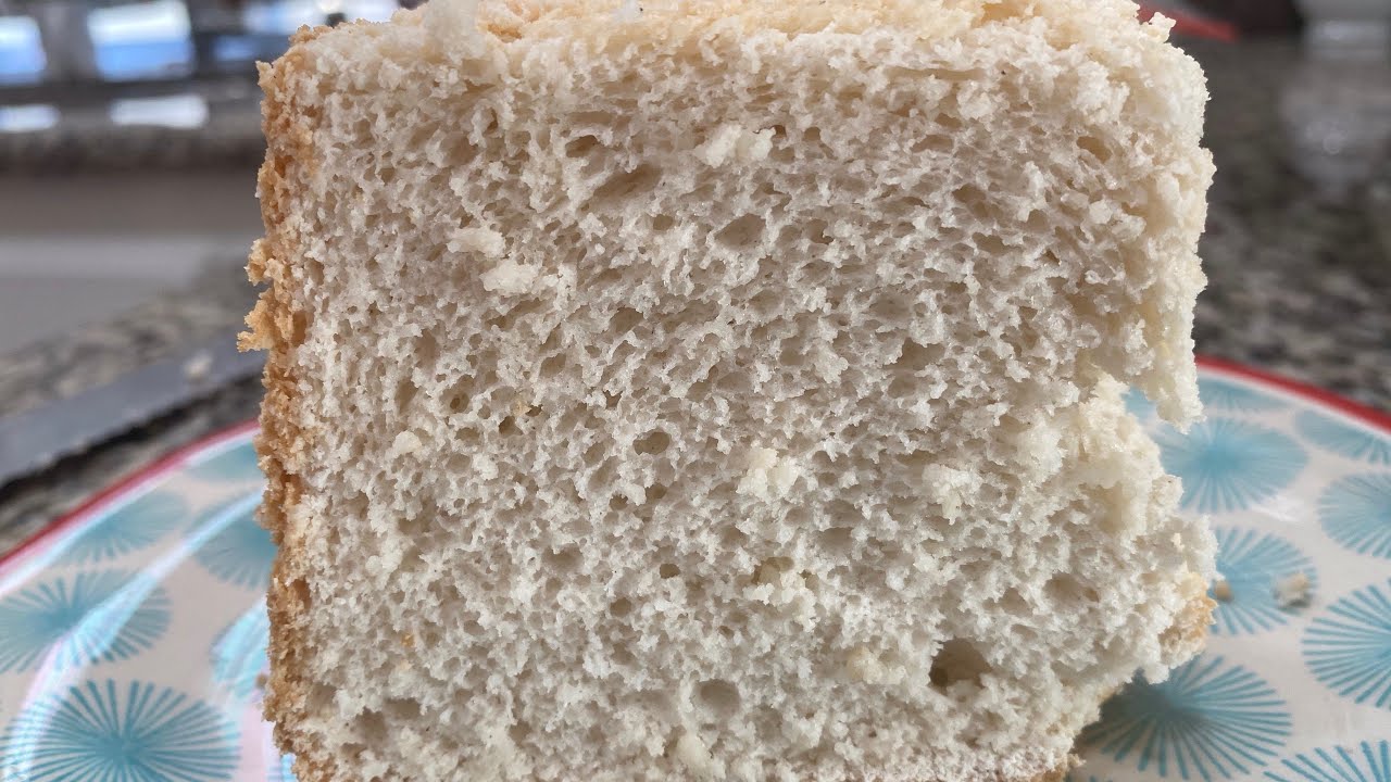 Gluten Free, Sugar Free, Fat Free Angel Food Cake - So light and airy. 