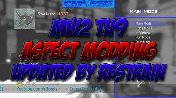 MW2 | TU9 | Aspect Modding All Client Mod Menu | Updated to TU9 by Restrain | +Download