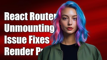 React Router v4 Unmounting Issue: Solutions for Render Prop Challenges