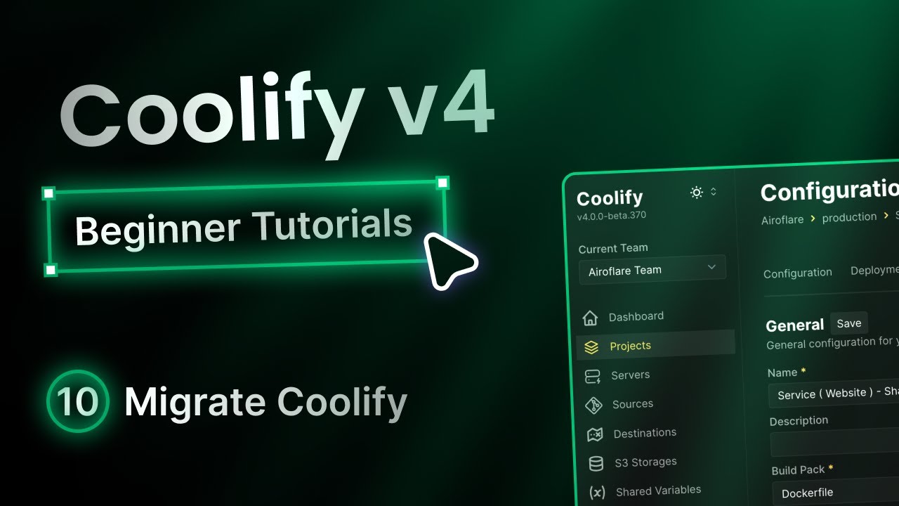 Migrate Coolify to a new server • 2025 - YouTube