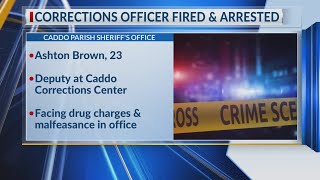 Caddo corrections officer fired, facing drug charges along with 2 inmates