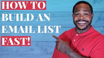 HOW TO BUILD AN EMAIL LIST FAST (IN 2020 & BEYOND)