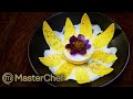 Stunning Passion Flower Dessert Challenge | MasterChef Australia