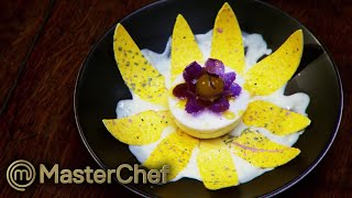 Stunning Passion Flower Dessert Challenge | MasterChef Australia