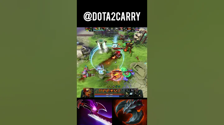 LARL Rampage Shadow Fiend #shorts #dota #dota2