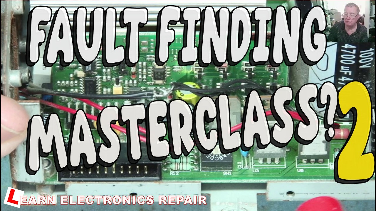 A Fault Finding Masterclass? 2: Intermittent fault works when warm How to trace it Practical Example