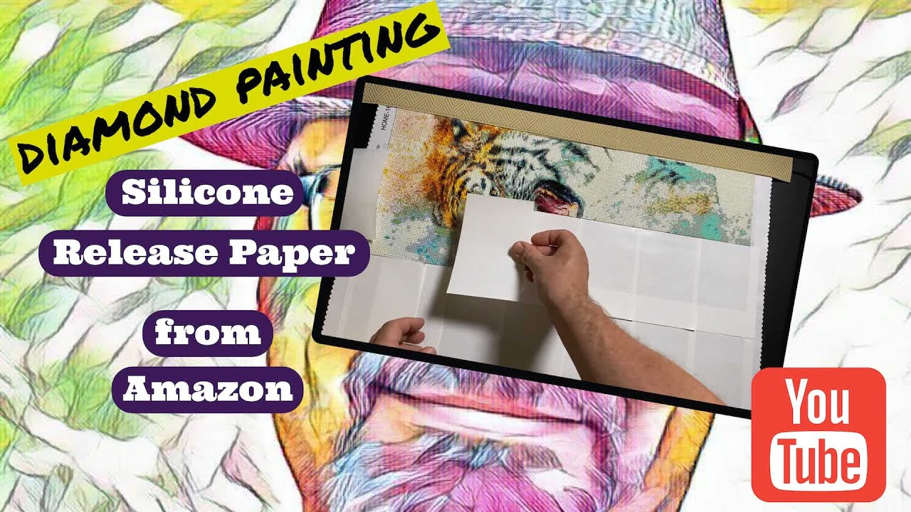 Unboxing And Testing Silicone Release Paper For Diamond Painting