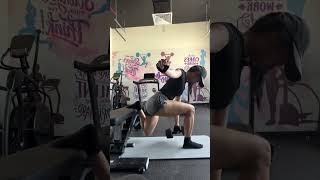 #bulgariansplitsquat #fitness #gym #workout routine#legday