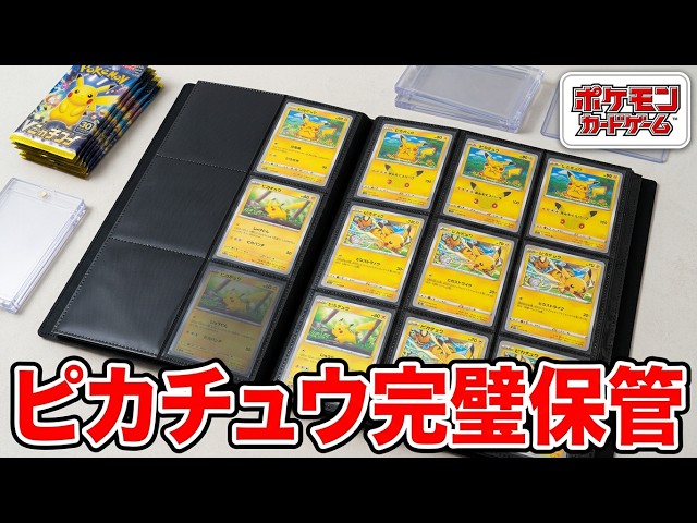 Pokémon Cards] How I organized my 30th Anniversary cards. Pikachu