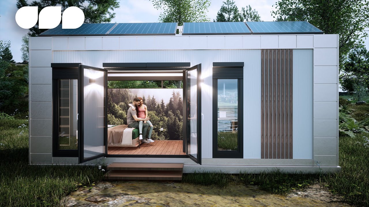 MOBILHÁZ összecsukható szobákkal  // 24 m2-ből 46 m2