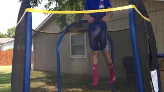 Jumping on Random peoples trampolines