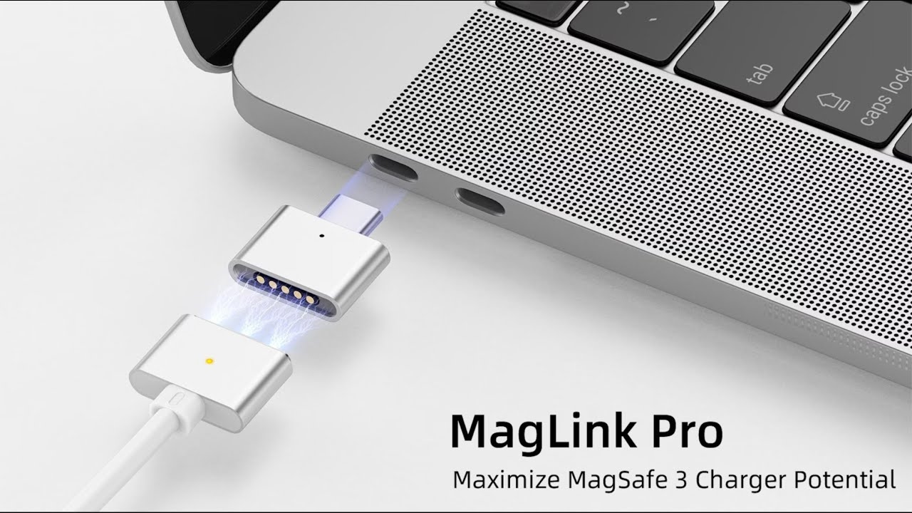 Magsafe Adapter Vi MagLink Pro - MagSafe 3 to USB-C Adapter |240W PD3.1 - YouTube