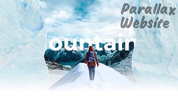 Build Parallax Scrolling Website Using HTML CSS & JavaScript | Parallax Scrolling Websites